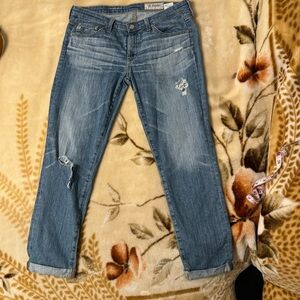 AG . Size 29 R. Distressed denim jeans